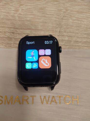 Smart saatlar: İşlənmiş, Smart saat, Sensor ekran, rəng - Qara — 3