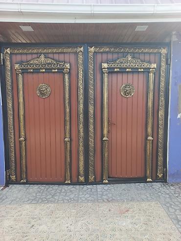 demir qapi bezekleri: Metal darvaza və qapı istehsalı və bəzək işləmələri - Material: qalın — 2