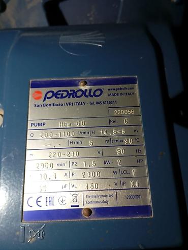 акум бу: Центробежный поверхностный насос PEDROLLO HFm 6B (Made in Italy) — 5