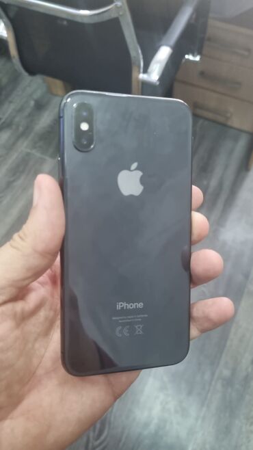 Apple iPhone: IPhone X, 64 ГБ, Space Gray, Гарантия, Отпечаток пальца, Беспроводная зарядка