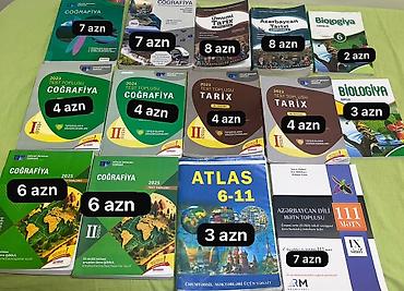 Kitablar və jurnallar: Məktəb və abituriyent hazırlığı üçün müxtəlif fənn vəsaitləri toplusu — 1