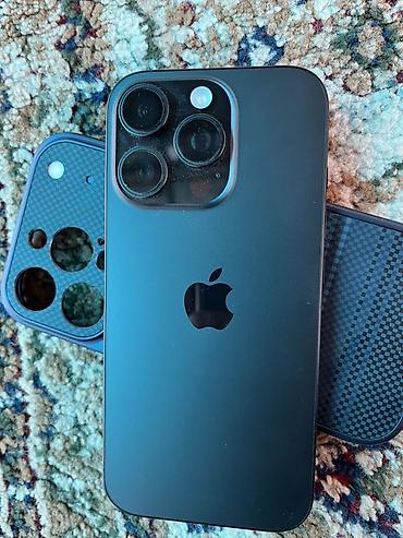 IPhone 16 Pro, Б/у, Черный, Чехол, 92 %
