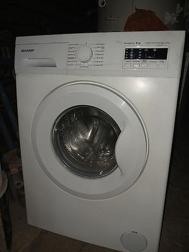 dikiş maşınları: Sharp ES-FB6084W paltaryuyan maşın - Ön yükləmə tipli, 6 kq tutum - — 1