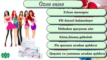 Nitril əlcəklər: Məhsul: Ozon Onion/Airiz gigiyenik müalicəvi bezlər (TIENS) Təyinat