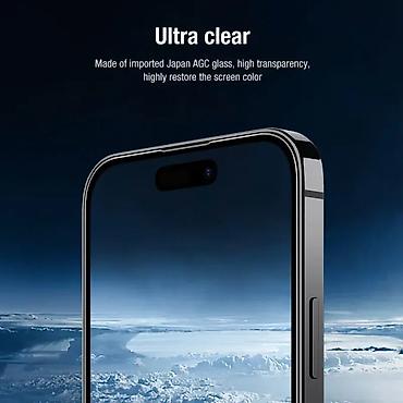 gps tracker za auto cena: Folija za zastitu ekrana GLASS Nillkin 2u1 HD za iPhone 14 Pro (6.1) — 7
