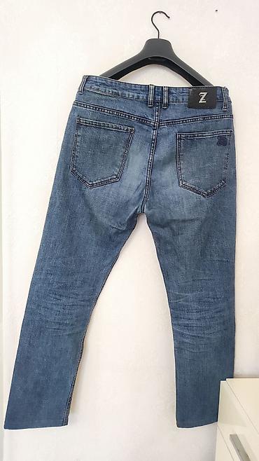 Cinslər: ZILLI Jeans kişi cins şalvarı - Rəng: mavi - Kəsim: düz balaq — 4