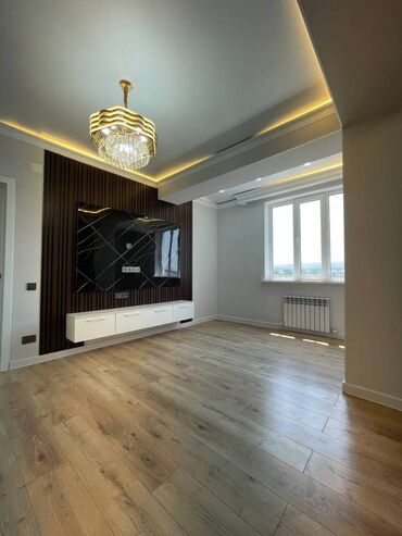 тынчтык ж м: 2 комнаты, 57 м², Элитка, 9 этаж, Дизайнерский ремонт