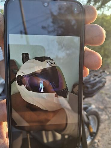 Мотошлем ONZ Helmets, закрытого типа (интеграл) - Цвет: белый