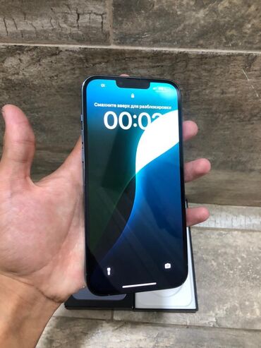 ноутбуки самсунг в бишкеке: IPhone 13 Pro Max, Колдонулган, 128 ГБ, Sierra Blue, Каптама, Куту, 82 %