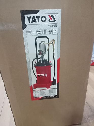 Avtoservis avadanlıqları: YATO YT-07067 – pnevmatik yağlama nasosu - Tutum: 12 litr - İşləmə — 1