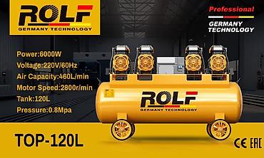 germany: Промышленный компрессор ROLF TOP-120L - Мощность: 6000 Вт - — 1