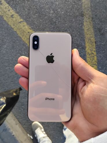 iphone 5s batareya qiymeti: IPhone Xs, 64 GB, Matte Gold, Simsiz şarj, Face ID