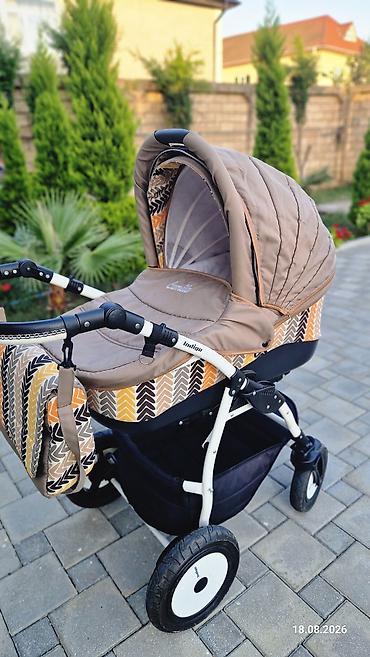 usaq masn: Uşaq arabası – Indigo Camila 2-in-1 (beşik + gəzinti bloku) — 1