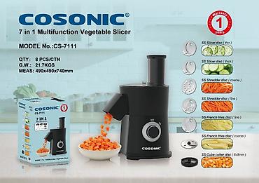 COSONIC CS-7111 — электрическая овощерезка 7-в-1. Основные