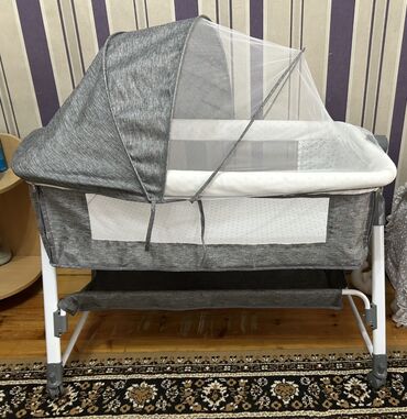 двухъярусные кровати для подростков: Люлька, Качалка, Металл, цвет - Серый