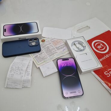 Apple iPhone: IPhone 14 Pro, 128 GB, Deep Purple