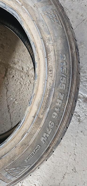 55: Шины 215 / 55 / R 16, Лето, Б/у, Пара, Легковые, Корея, Kumho — 2