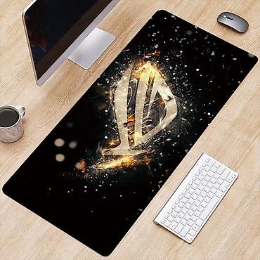Коврики для мышки: Цена:400сом 🔸Большой коврик для мыши аниме геншин на стол — 3