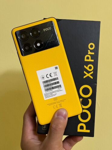 poco x5 pro цена в бишкеке: Poco X6 Pro 5G, 256 ГБ, цвет - Желтый, 2 SIM