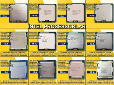 noutbuk ehtiyat hissələri: Prosessor Intel Xeon Platinum İntel Prosessorlar, İşlənmiş