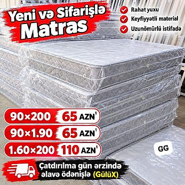 Matraslar: Yeni və sifarişlə matraslar - Rahat yuxu - Keyfiyyətli material - — 1