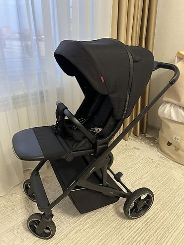 carrello: Коляска, цвет - Черный, Б/у — 2