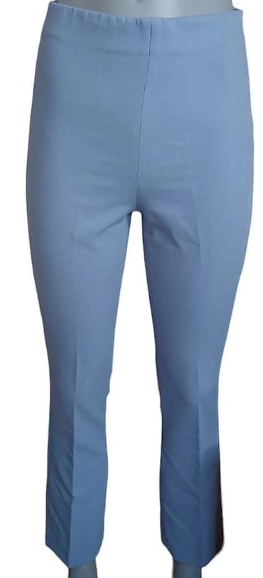 idealan obim struka: Zara ženske pantalone – sivoplave - Kroj: uske kroz butine, blago — 2