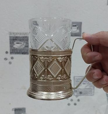 forma satisi: Podstakanik stəkan altlığı подстаканник, sovet istehsalı, material — 2