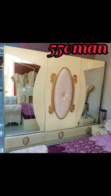 metbet mebeli: İşlənmiş, 3 qapılı Düz dolab, Dolab-asılqan