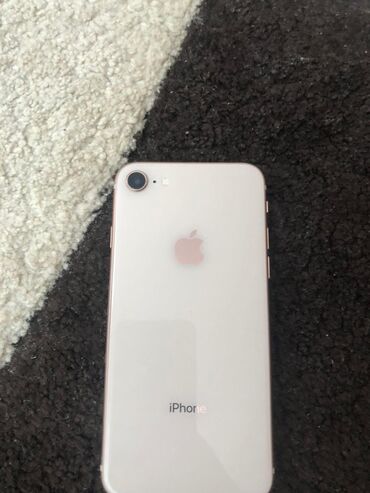 купить iphone: IPhone 8, 64 GB, Rose Gold, Barmaq izi, Simsiz şarj