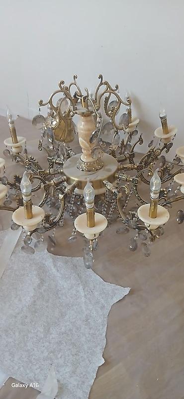 turk sekiller: Çılçıraq, 10 və daha çox lampa, Metal — 1