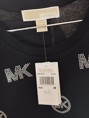 korsa: Michael Kors qadın T‑şort - Model: JR651XG97J - Rəng: Black (qara) - — 2