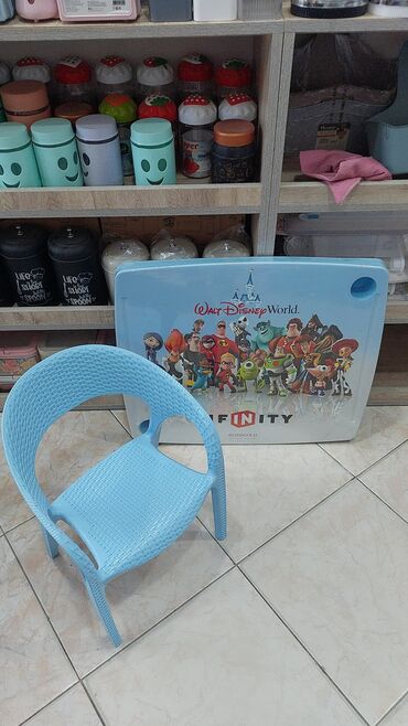 Yemək masaları, oturacaqları: Usaq ucun stol stul usaq ucun kreslo masa usaq ucun qabaq stolu — 14