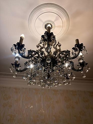 İşıqlandırma: Çılçıraq, 5 lampa, Metal — 1