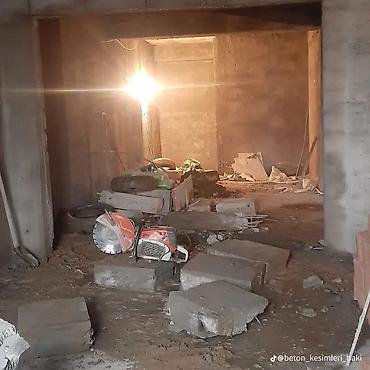 Beton işləri: Beton kəsmə xidməti təqdim olunur. Xidmətə daxildir: - Beton — 22