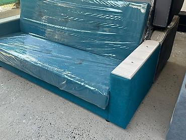 sofa: Прямой диван с деревянными накладками на подлокотниках - Современный — 9