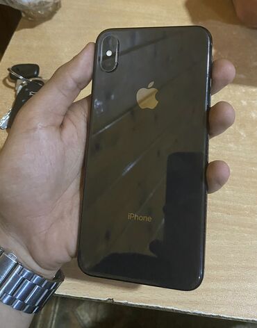 Apple iPhone: IPhone Xs Max, 64 GB, Barmaq izi, Simsiz şarj, Face ID