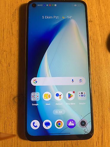 ayfon 14 sade: Realme 9i, 128 GB, rəng - Göy, Qırıq, Barmaq izi, İki sim kartlı — 3