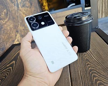 Мобильные телефоны и аксессуары: Poco X6 Pro 5G, Б/у, 256 ГБ, цвет - Белый, 1 SIM, 2 SIM — 4