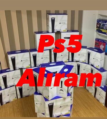 PS5 (Sony PlayStation 5): Yeni və ikinci əl PS5 alıram #ps5 #ps4 #ps3 #sony #playsyation