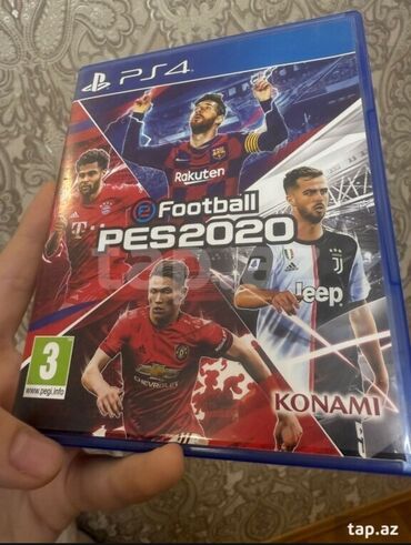 Oyun diskləri və kartricləri: PS4 üçün "Pes 2020" oyun diski. Tam ideal vəziyyətdədir, cızığı