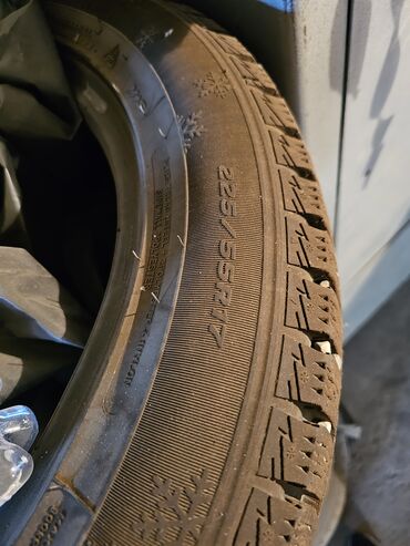 диск r16c: Шиналар 225 / 55 / R 17, Кыш, Колдонулган, Комплект, Жеңил унаалар, Кытай, Goform