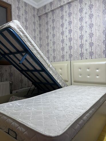 divar yataq: Б/у, Односпальная кровать, С подъемным механизмом, С матрасом, Азербайджан