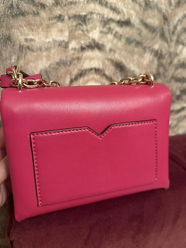 Çantalar: Michael Kors çiyin çantası – çəhrayı rəngdə, qızılı metal detallar və — 4