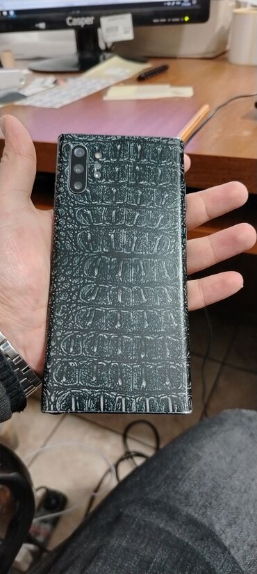samsung galaxy note 2: Samsung Note 10 Plus, 256 ГБ, цвет - Черный, Отпечаток пальца, Две SIM карты, Face ID