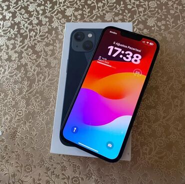 iphon 5 s: IPhone 13, 128 GB, Qara, Face ID, Hissə-hissə ödəniş, Kredit