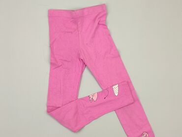 legginsy biało czarne: Leggings for kids, 7 years, 122, condition - Good