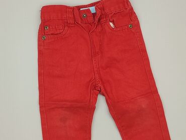 jeansy skinny: Spodnie jeansowe, 12-18 miesięcy, stan - Dobry