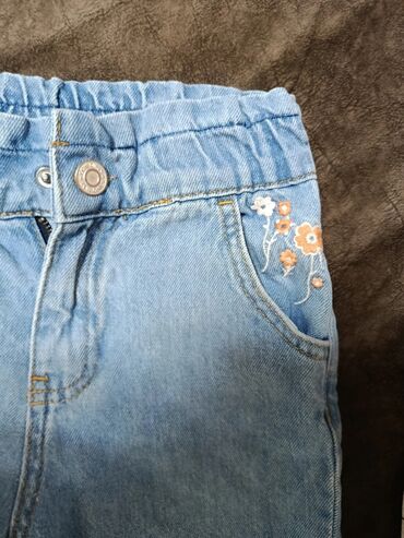 детские стрейчевые джинсы: Cins şalvar, Qız üçün, 6 - 7 yaş
