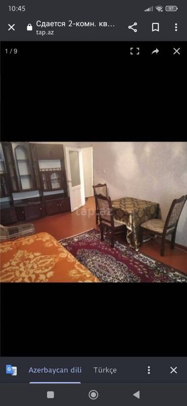 Uzunmüddətli kirayə mənzillər: Yasamalda qismət şadliq evinə yaxın ümumi sahəsi 70 kv,m olan,2 otaqlı — 4